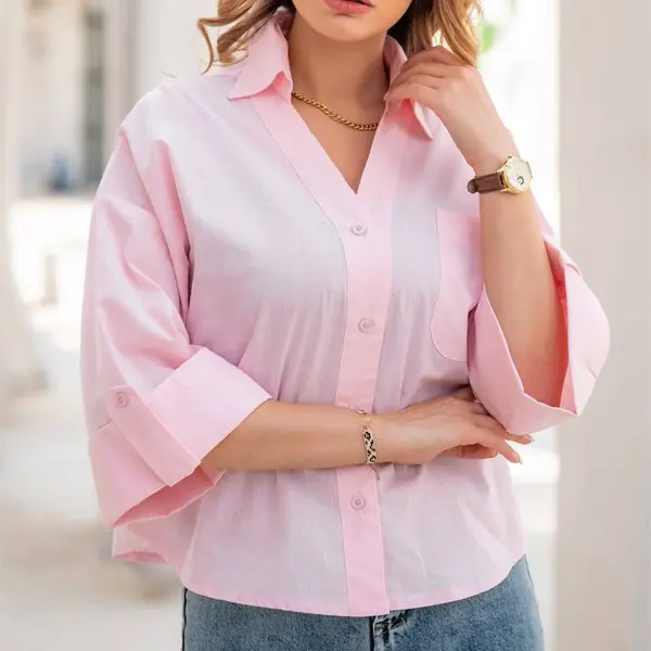 شومیز استین پاگون دخترانه