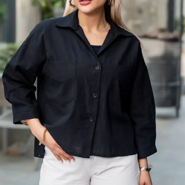 شومیز باکسی زنانه شیک