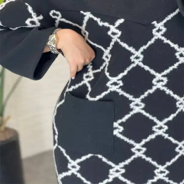 کفتان فوتر گلدوزی و دو تن