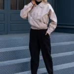 بامبر بگی کتان کجراه آستردار کرم روشن