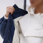 بامبر سرمه ایی جین داخل ببعی سرمه ایی