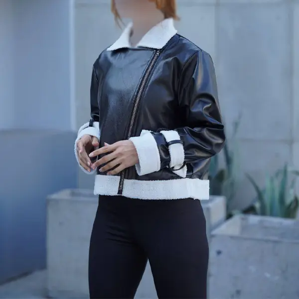 ترنج کت بوفالو زیپ کج ترنج کت بوفالو زیپ کج