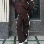 ست فول‌ بگ یقه ۷ قهوه ایی