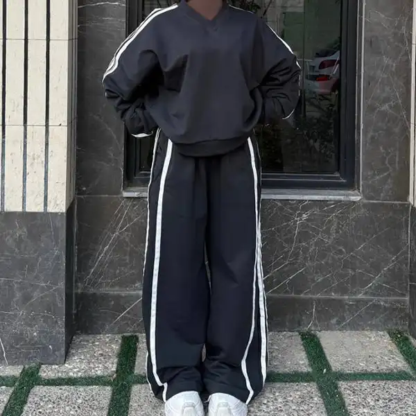 ست فول‌ بگ یقه ۷ مشکی