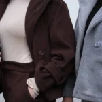 ست کت شلوار فوتر طوسی و قهوه ایی