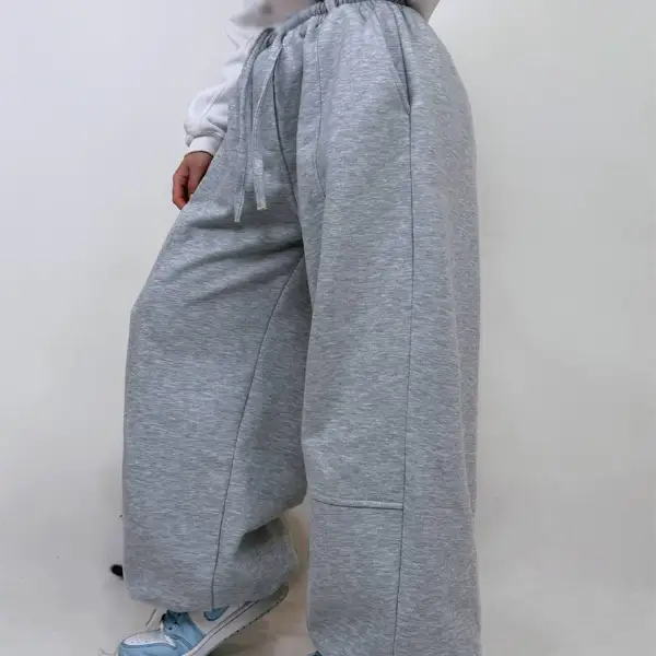 شلوار جاگر axes دخترانه طوسی