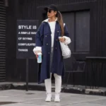 مانتو جین ۶ دکمه(گرم دار)