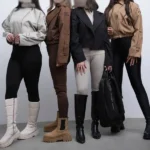 کت استردار یقه بندی سفید