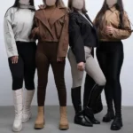 کت استردار یقه بندی قهوه ایی