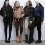 کت استردار یقه بندی مشکی