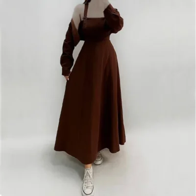 کت و سارافون دو بند زرشکی