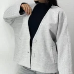 کت یقه هفت miss سفید