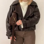 کراپ کت یقه انگلیسی