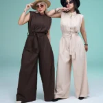 اورال پیلی دخترانه قهوه ایی و کرم روشن