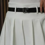 دامن تنیسی استر دار سفید