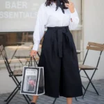 دامن شلواری دخترانه شیک مشکی