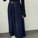 دامن پیل دخترانه سرمه ایی