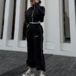 سوییشرت شلوار دخترانه اسپرت مشکی