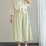 شلوار کتان دخترانه کوتاه یاسی