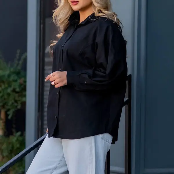 شومیز 5 دکمه مشکی شومیز 5 دکمه مشکی