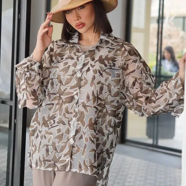 شومیز دخترانه قهوه ایی شومیز دخترانه قهوه ایی