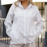 شومیز مچ پیله سفید