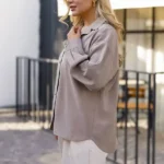 شومیز مچ پیله کرم