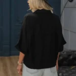 شومیز پشت درز مشکی