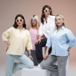 شومیز یقه هفت دخترانه 4 رنگ