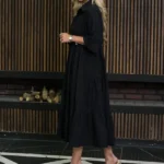 پیراهن دخترانه بلند مشکی