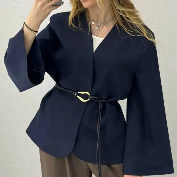 کت دخترانه سرمه ایی ترند 1405 کت دخترانه سرمه ایی ترند 1405