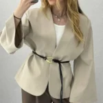 کت دخترانه کرم روشن ترند 1405