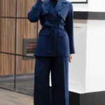 کت و شلوار زنانه سرمه ایی