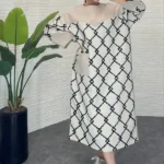 کفتان فوتر گلدوزی و دو تن سفید